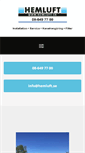 Mobile Screenshot of hemluft.se